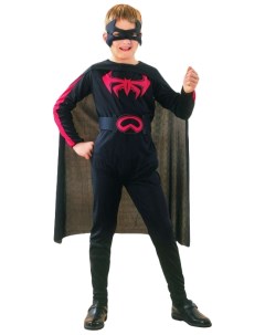 Карнавальный костюм Бэтмен Герои DC цв черный р 134 Snowmen