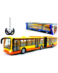 Радиоуправляемый автобус со светящимися фарами Bus G 44х8х7 см City bus