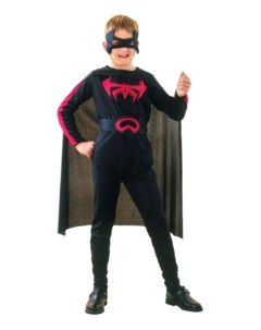Карнавальный костюм Бэтмен Герои DC цв черный р 104 Snowmen