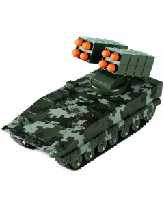Радиоуправляемый гусеничный танк Missile Tank стреляет ракетами Playsmart