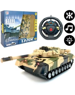 Радиоуправляемый боевой танк Tank 1 18 звук стрельбы подсветка Playsmart