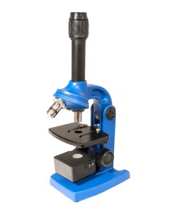 Микроскоп 2П 1 с подсветкой Синий Юннат