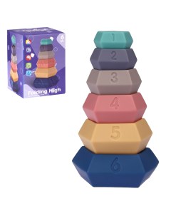 Развивающая игрушка пирамидка учись и играй формочки сортер JB0334068 Smart baby