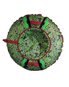 Тюбинг Бабочки и Цветы зеленый 120 см Superbak