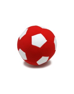 Детский мяч F 100 RW Мяч мягкий цвет красно белый 23 см Magic bear toys
