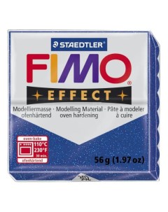 Полимерная глина Effect Glitter запекаемая в печке 56 грамм Синий С Блестками Staedtler