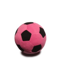 F 100 PBlack Мяч мягкий цвет розовый черный 23 см Nobrand