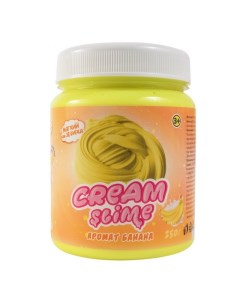 Слайм Cream slime Аромат банана 250 г Волшебный мир