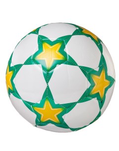 Футбольный мяч Junfa 22 23 см L398 желто зеленый Junfa toys