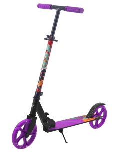 Самокат Street Art MS 135 фиолетовый светящиеся колеса Sportsbaby