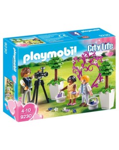 Игровой набор Фотограф и дети с цветами Playmobil