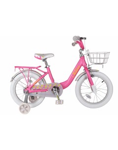 Велосипед Milena 16 темно розовый алюмин корзина NN003961 Tech team