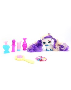 Игровой набор кукла для создания прически Собачка модница Вайлет с аксессуарами Nd play