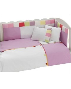 Комплект постельного белья Loony цвет розовый 3 предмета арт KIDB Kidboo