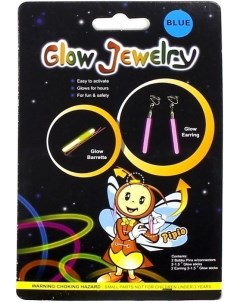 Сережки и заколки детские светящиеся 17x10 7x1см Junfa toys