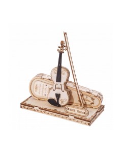 Механический деревянный конструктор Скрипка Violin Capriccio Robotime
