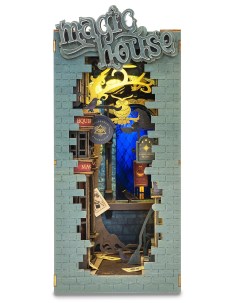Деревянный конструктор книжный уголок Волшебный Дом Rolife Magic House Robotime