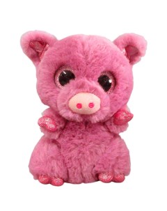 Мягкая игрушка Свинка розовая 15 см Abtoys