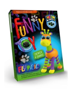 Воздушный пластилин Fluoric Жираф Danko toys