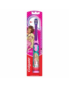 Электрическая зубная щетка Детская Smile Barbie New супермягкая Colgate