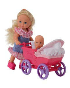 Кукла Еви с Малышом на прогулке 5736241 Simba