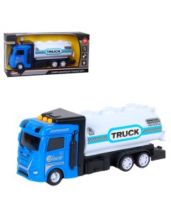 Игрушечная машинка Автоцистерна грузовой транспорт свет звук синий JB0404496 Auto drive