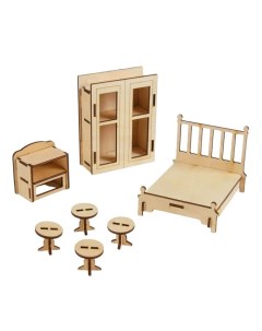 Конструктор Спальня набор мебели Теремок