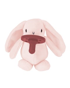 Комфортер Соска пустышка с держателем игрушкой Sleep Buddy Pink Bunny Lola 0 Minikoioi