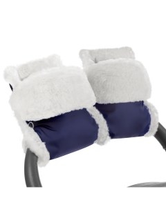 Муфта рукавички для коляски Christer Navy Натуральная шерсть Esspero