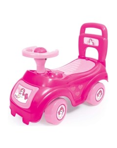Машинка каталка для девочек розовая Dolu