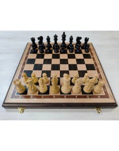 Шахматы турнирные из дерева дуб с утяжеленными фигурами Гамбит большие nh12gg Lavochkashop
