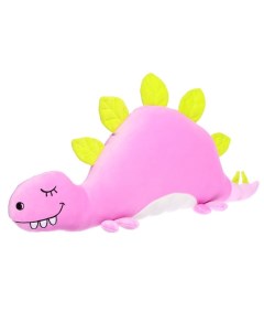 Мягкая игрушка подушка Стегозавр 70 см цвет светло фиолетовый Kult of toys