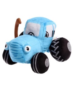 Мягкая игрушка Синий трактор 20 см озвученная свет 1 лампа Мульти-пульти