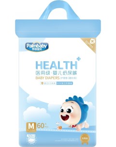 Подгузники детские HEALTH M 6 11 кг 60 шт Palmbaby