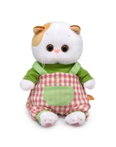 Мягкая игрушка Кошечка Ли Ли BABY в штанишках на лямках и лонгсливе 20 см 329237 Budi basa