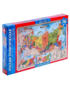 Карта пазл Россия политическая 260 элементов 1088626 Геодом