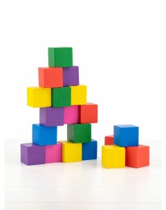 Кубики цветные 20 деталей Томик