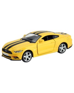 Машина металлическая 1 32 Ford 2015 Mustang with Strip желтый 554029C YL Rmz city