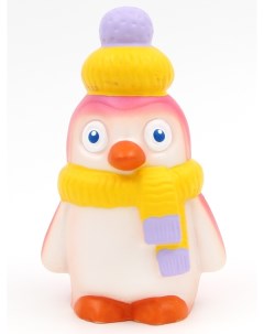Игрушка для купания СИ 127 04 разноцветный Фигурка игрушка Пингвин в шапке Кудесники