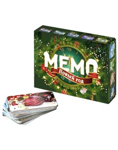 Настольные развивающие игры Мемо для детей для всей семьи Новый год Нескучные игры
