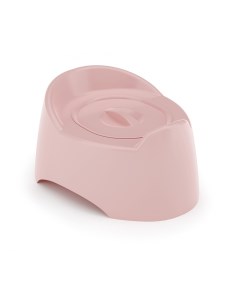 Горшок туалетный детский Малышок с крышкой Розовый М1527Р Альтернатива