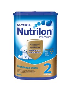 Молочная смесь Premium 2 от 6 до 12 мес 800 г Nutrilon