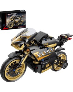 Мотоцикл конструктор детский Ducati Black Gold Racing Edition 832 деталей Decool
