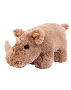 В дикой природе Носорог коричневый 18 см игрушка мягкая Abtoys