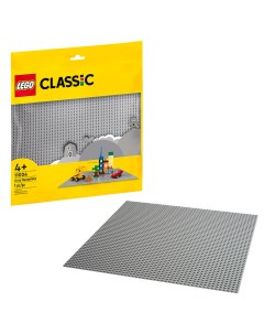 Конструктор Classic Серая базовая пластина 1 деталь 11024 Lego