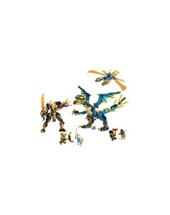 Конструктор Ninjago Элементальный Дракон против Робота императрицы 1038 деталей 71796 Lego