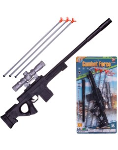 Ружье игрушечное Junfa с длинным стволом и прицелом 46х12 5см стреляющее пулями стрелами Junfa toys