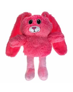 Мягкая игрушка Заяц Потягун розовый 80 см вытягиваются уши лапы 1toy