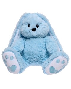 Мягкая игрушка Заяц Малыш голубой 35 см Прима тойс