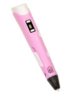3D ручка Pen 2 с LCD дисплеем розовая Nobrand